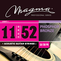 Струны для акустической гитары 11-52 Magma Strings GA130PB