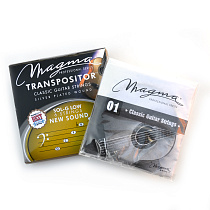 Струны для классической гитары 1G 2D 3bB 4F 5C 6G нестандартный строй Magma Strings GCT-GL - 1