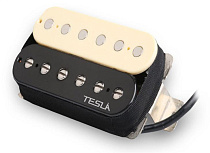 Звукосниматель, хамбакер, зебра Tesla PLASMA-X1/ZB/NE