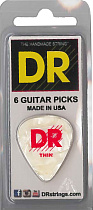 Медиатор гитарный (упаковка) DR P6WH-T