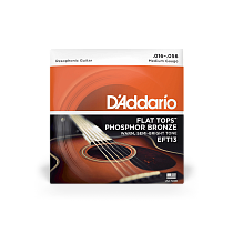 комплект струн для резонаторной гитары 16 - 56 D'Addario EFT13 - 0