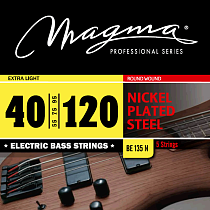 Струны для 5-струнной бас-гитары Low B 40-120 Magma Strings BE135N