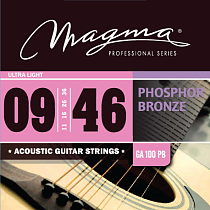 Струны для акустической гитары 9-46 Magma Strings GA100PB