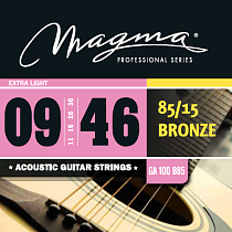 Струны для акустической гитары 9-46 Magma Strings GA100B85