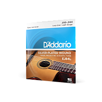комплект струн для акустической гитары 10 - 44 D'Addario EJ84L - 3
