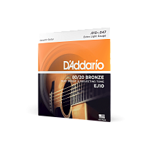 струны для акустической гитары D'Addario EJ10 - 3