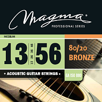 Струны для акустической гитары 13-56 Magma Strings GA150B80